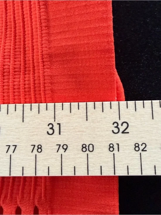 bebe Bright Orange Sleeveless Bodycon Mini Dress Size PS - Picture 5 of 5